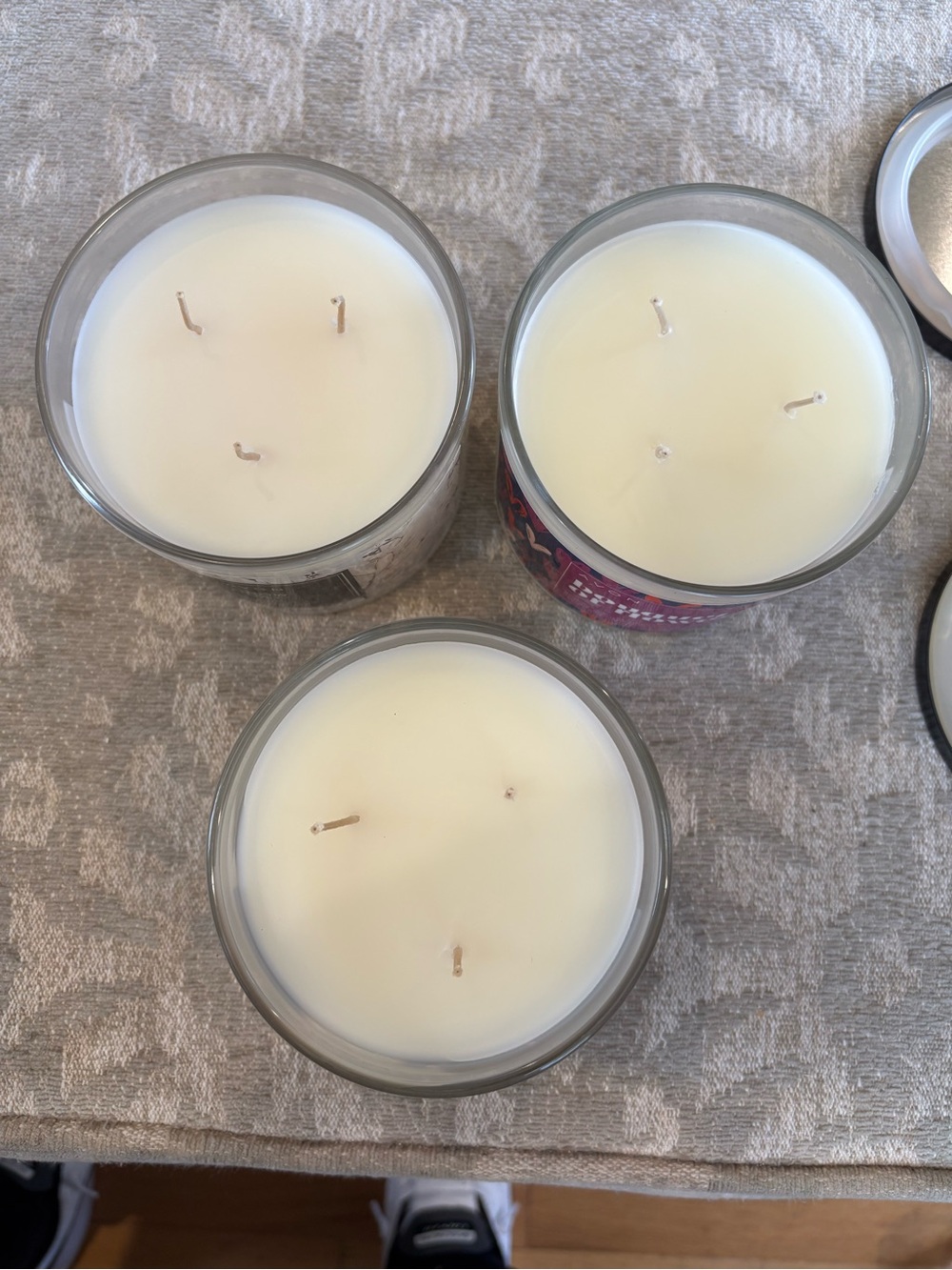 Trio of Candles Three Wick - Picture 3 of 3